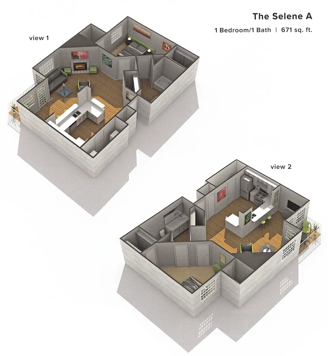 Floor plan The Selene A