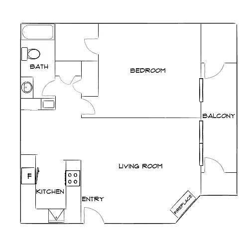 Floor plan Design 1A Premier