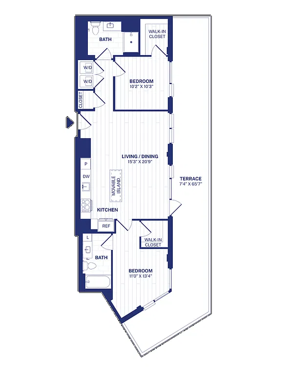 Floor plan Penthouse 2B7