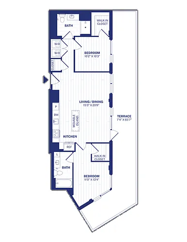 Floor plan Penthouse 2B7