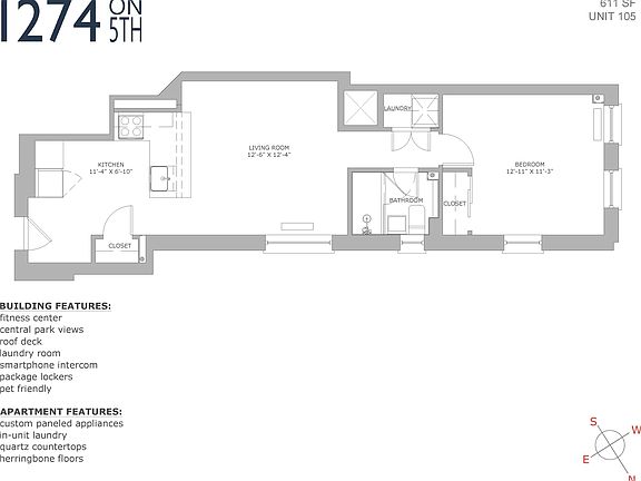 2nd image of 1274 5th Ave APT 105
