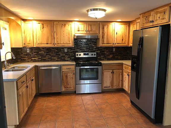 Custom hickory cabinets 