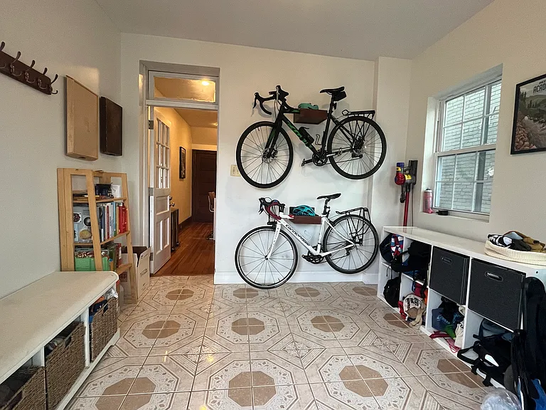 Bikes not included, but bike racks are.