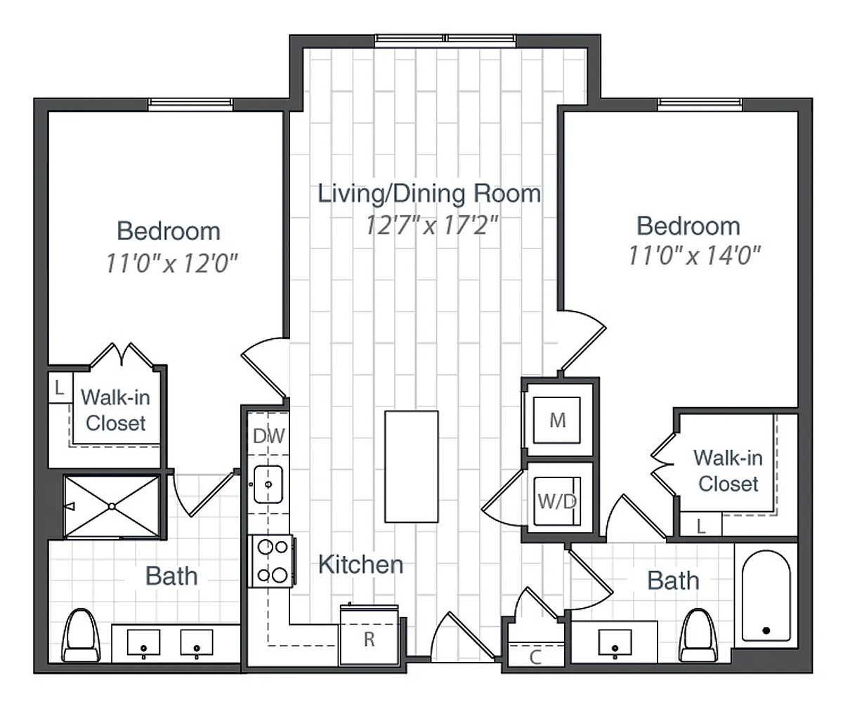 Floor plan B3-1025