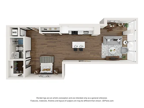 Floor plan Studio S2 1