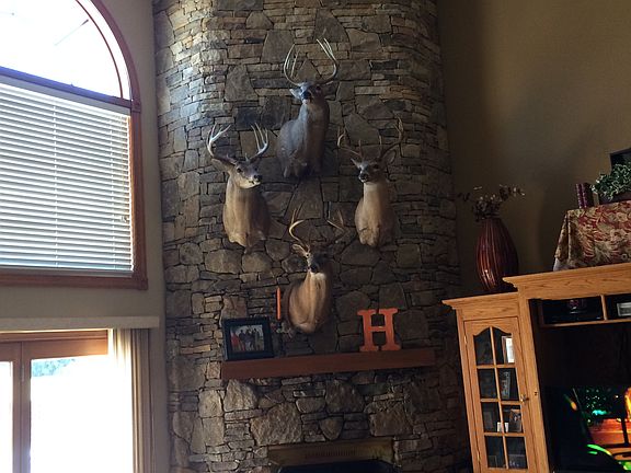 Dry stack fireplace 