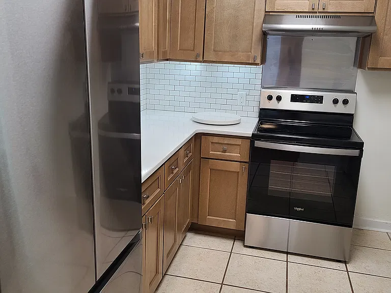 New fridge with icemaker.