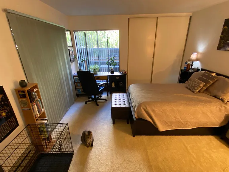 Master Bedroom Suite, with two large closets, and room enough for a desk and two dressers.