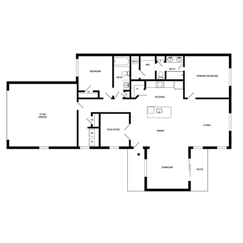 Floor plan Sapphire Villa