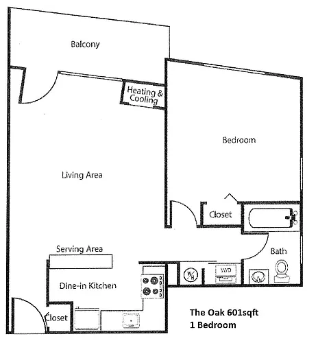 Floor plan Oak