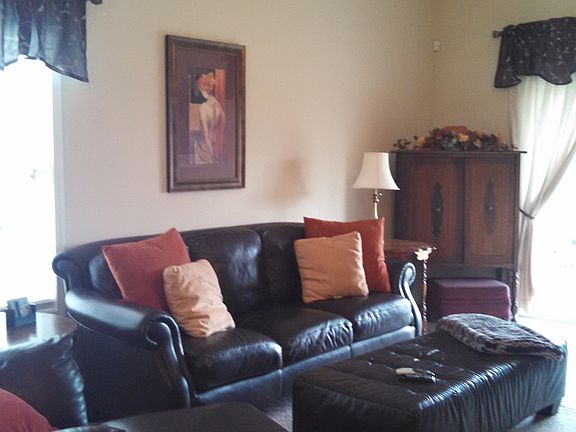 Inviting Family Room with Fireplace