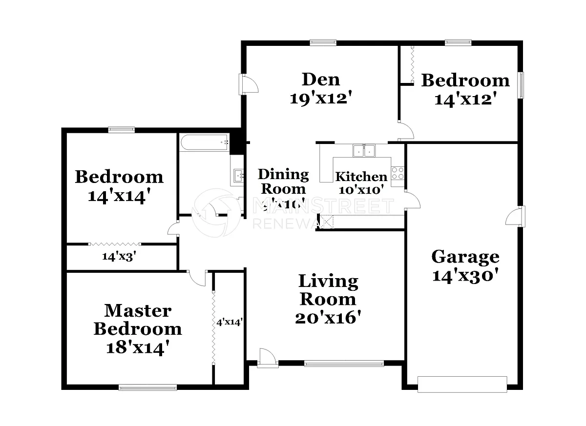 Floor Plan - 4301 Straits Ln