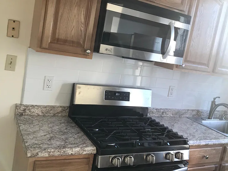 Separate eat in kitchen . 8' x 11.5'