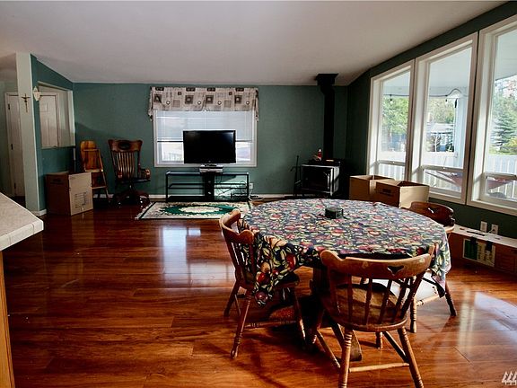 Spacious living and dining room.