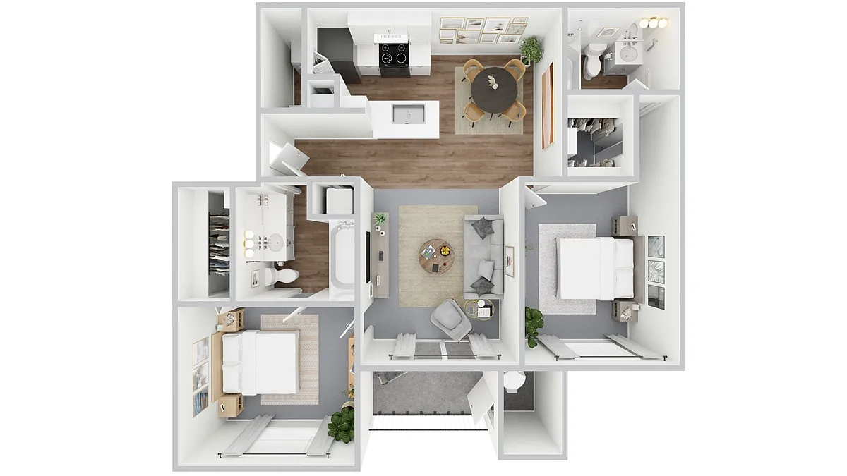 Floor plan 2X2