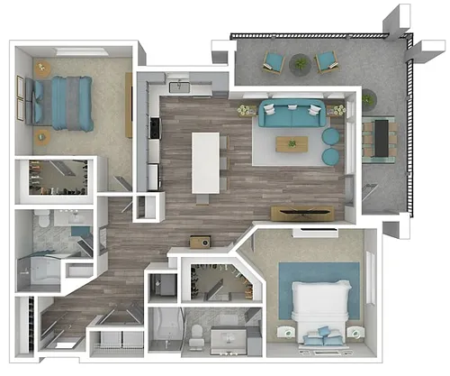 Floor plan B3-The Enchanting