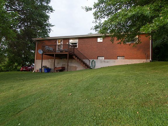 Rear of house