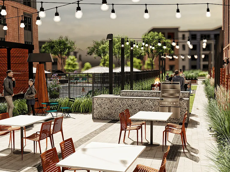 Outdoor spaces with room to grill up a meal or dine al fresco