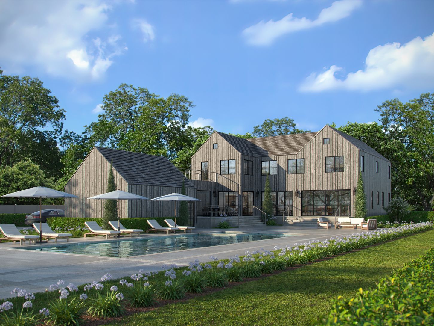  Proposed New Build - Rear Exterior 