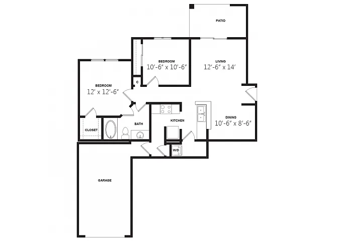 Floor plan B1G