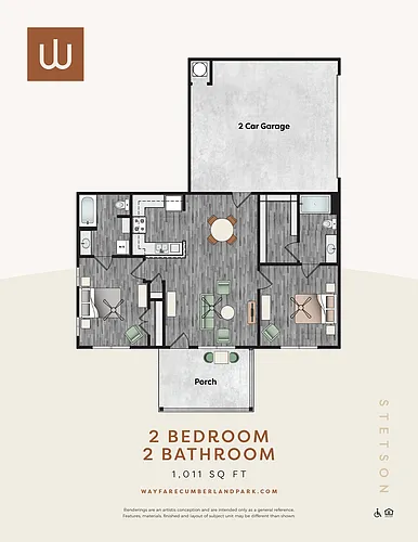 Floor plan Stetson
