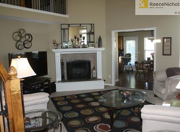 The great room with fireplace awaits your arrival