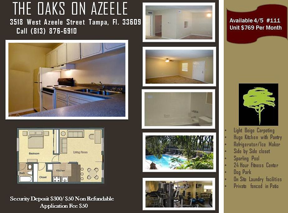 1st image of 3506 W Azeele St APT 111