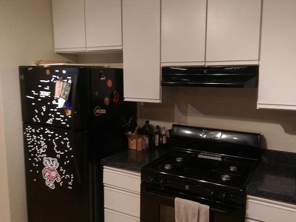 gas oven and fridge.