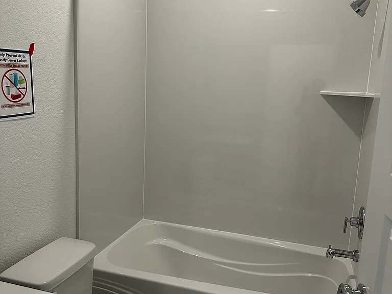 First floor full bathroom