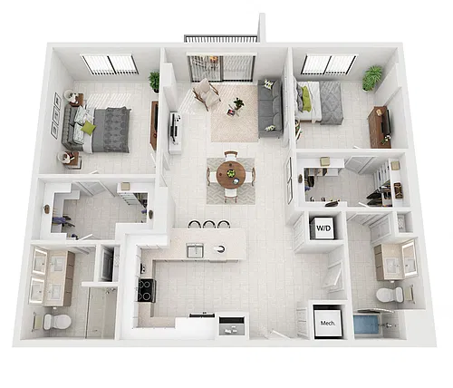 Floor plan Model B3
