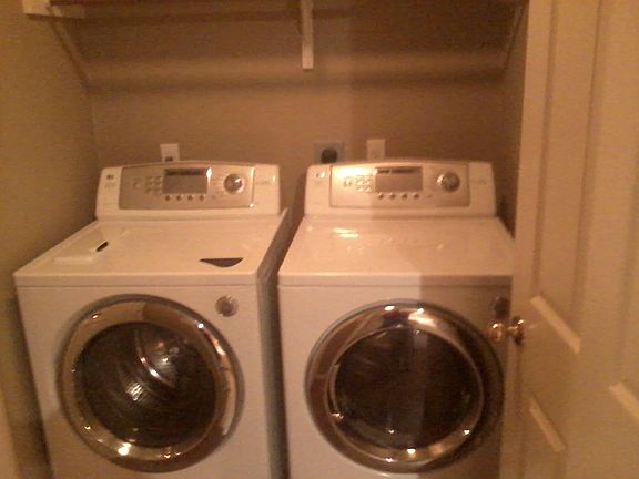 includes washer and dryer