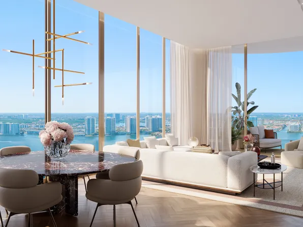 NT Unit 3202 2 Bedroom Plan, St. Regis Sunny Isles