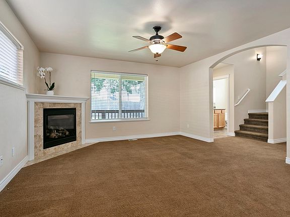 Gas Fireplace in Living Area.
