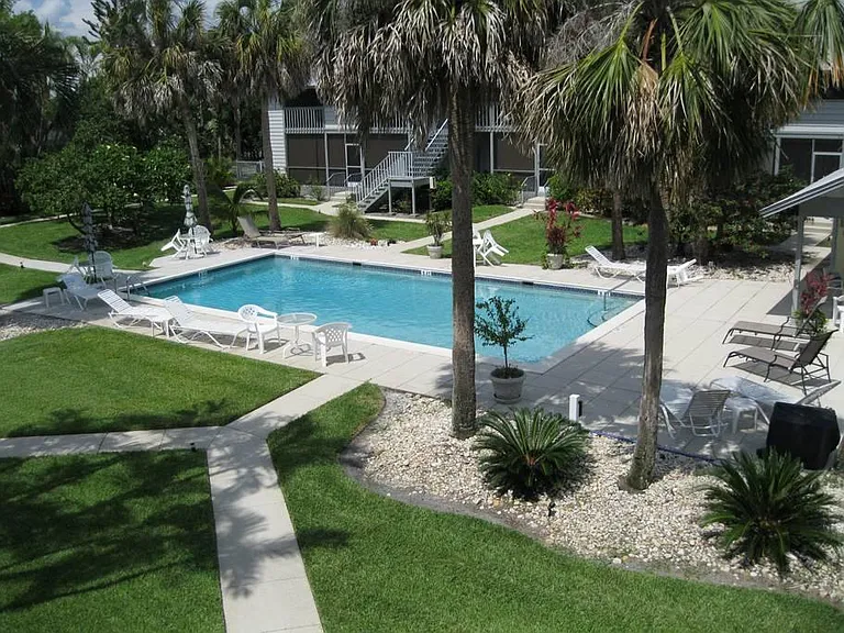 VIEW OF POOL FROM LANAI