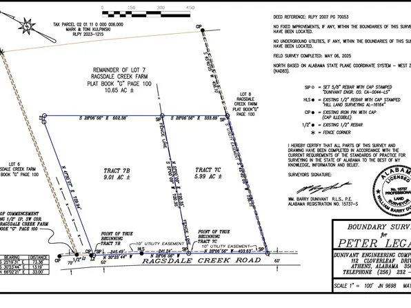 TRACT 7C Ragsdale Creek Rd, Elkmont, AL 35620