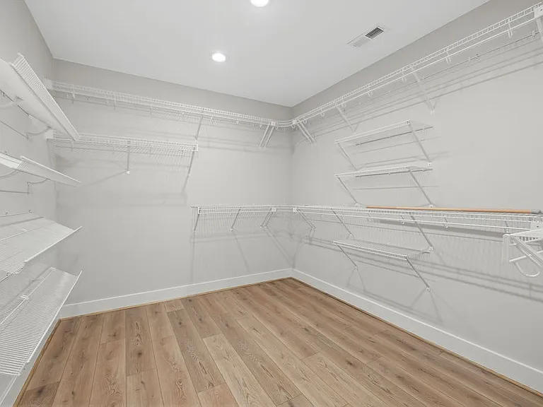 Primary closet