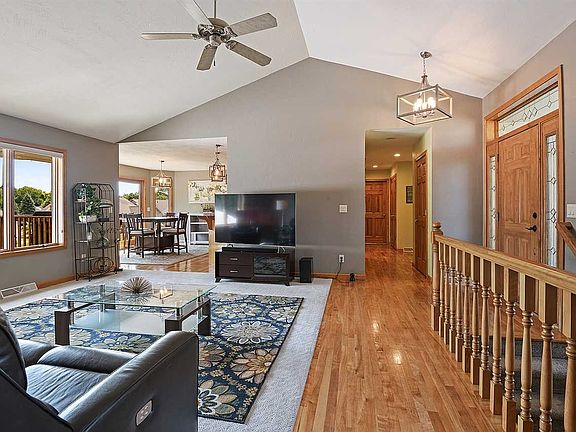 Vaulted Ceilings and Hardwood Floors.
