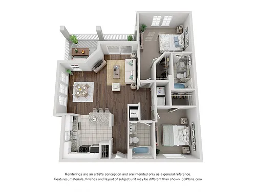 Floor plan Upper Deck