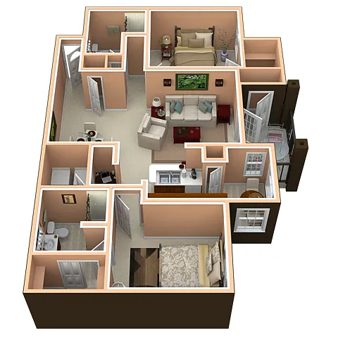 Floor plan B3
