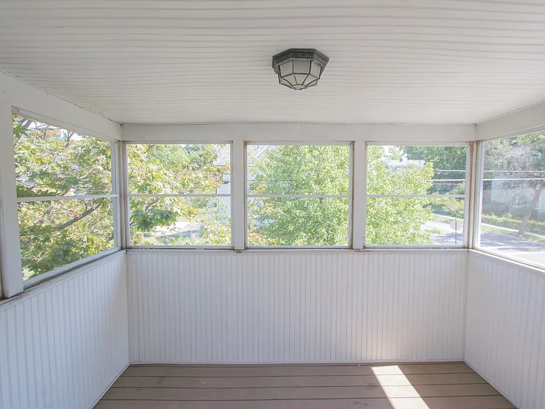 Shared use of three season screened porch
