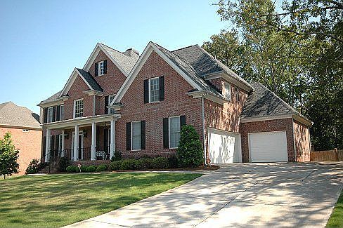 Front of home - 3 car garage