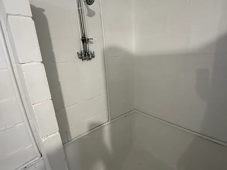 Basement shower