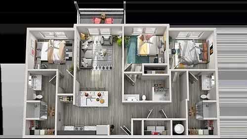 Floor plan 3X3