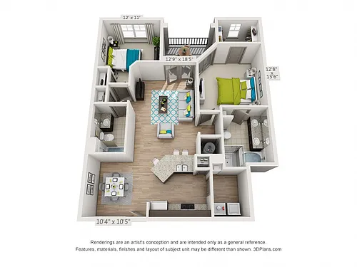 Floor plan The Concord