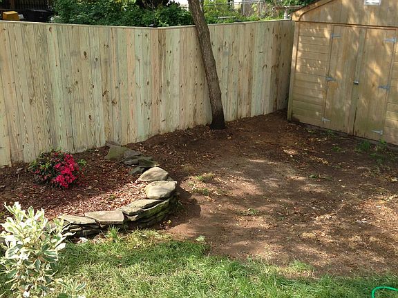 backyard and shed