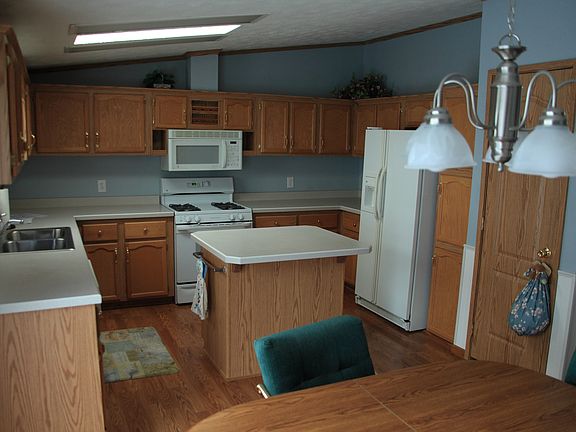 Kitchen View from Patio Door