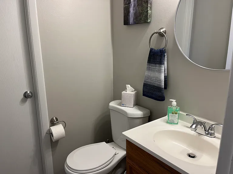 Downstairs half bath