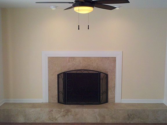 Travertine Fireplace