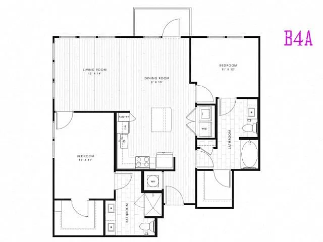 Floor plan B4A