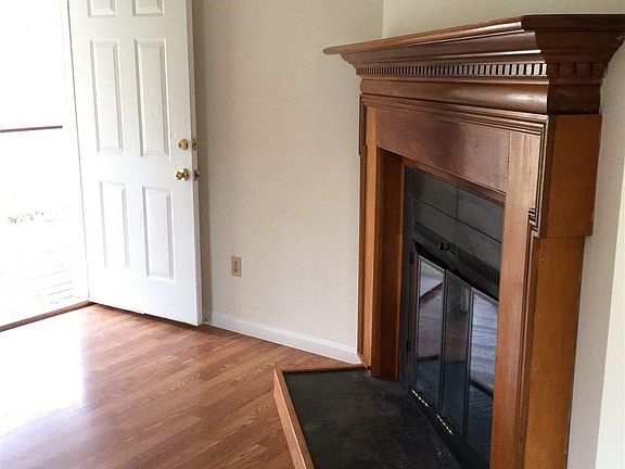 Living room with fireplace